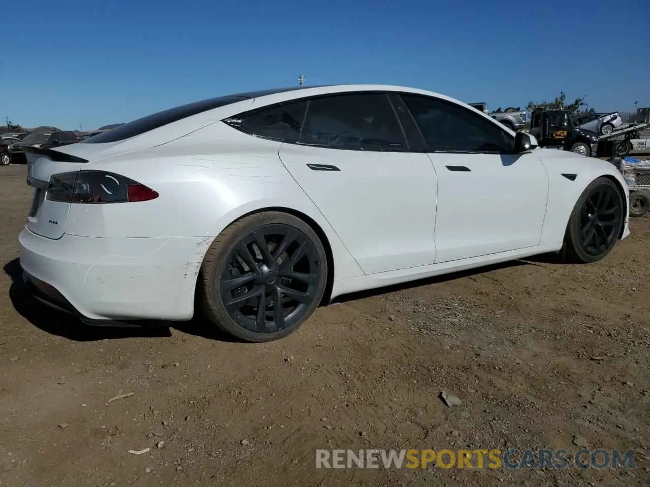 3 Photograph of a damaged car 5YJSA1E65MF447519 TESLA MODEL S 2021