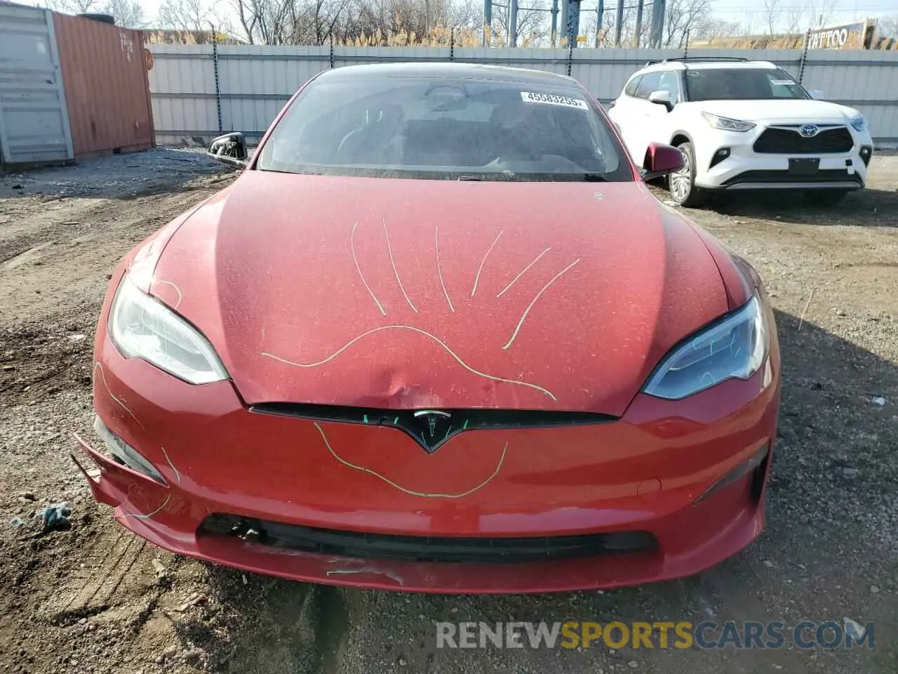5 Photograph of a damaged car 5YJSA1E66MF435931 TESLA MODEL S 2021