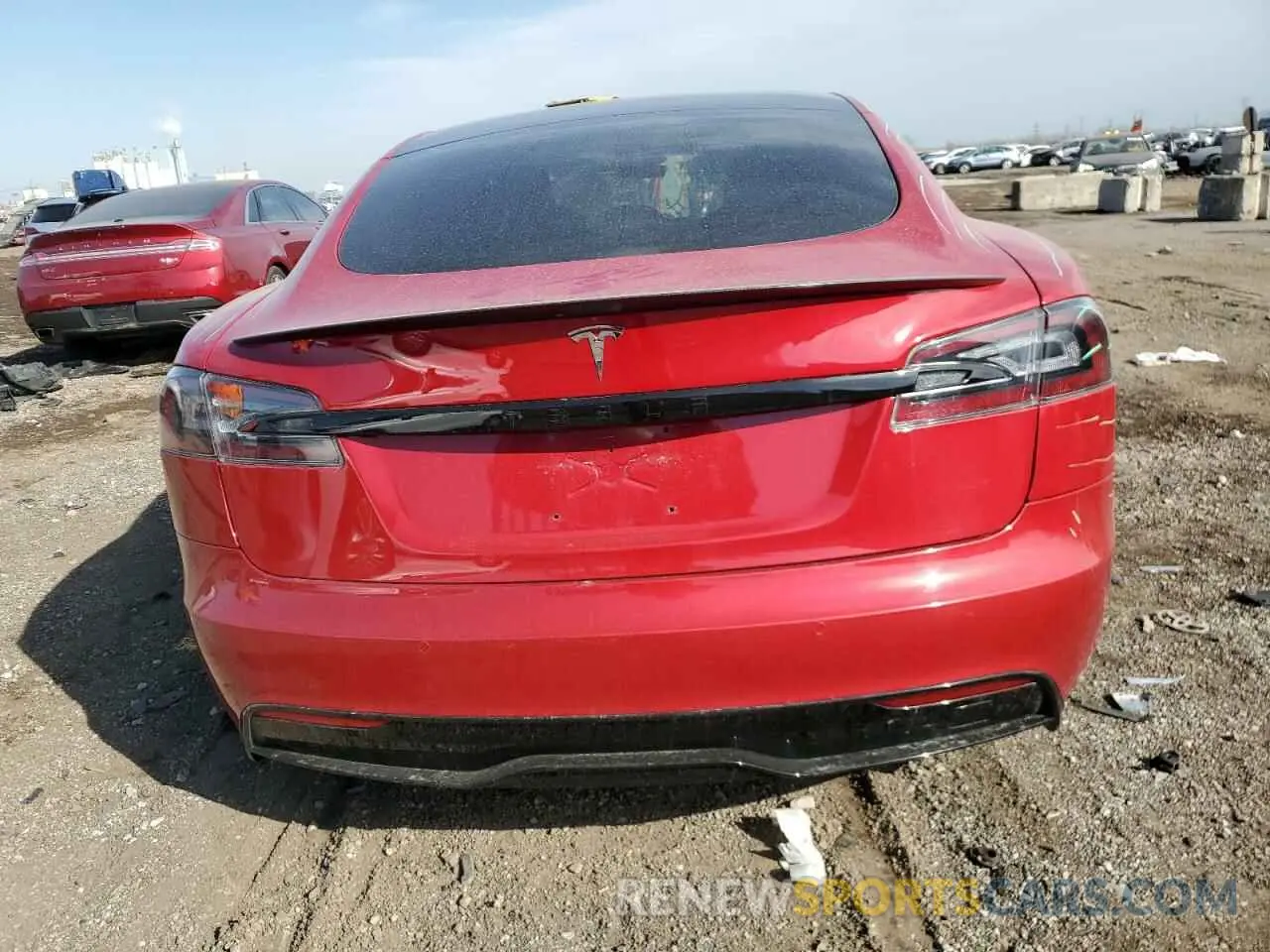 6 Photograph of a damaged car 5YJSA1E66MF435931 TESLA MODEL S 2021