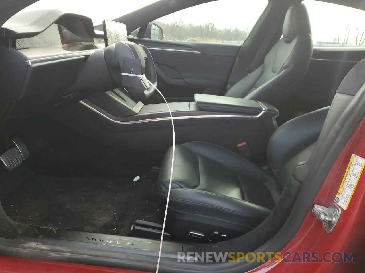 7 Photograph of a damaged car 5YJSA1E66MF435931 TESLA MODEL S 2021
