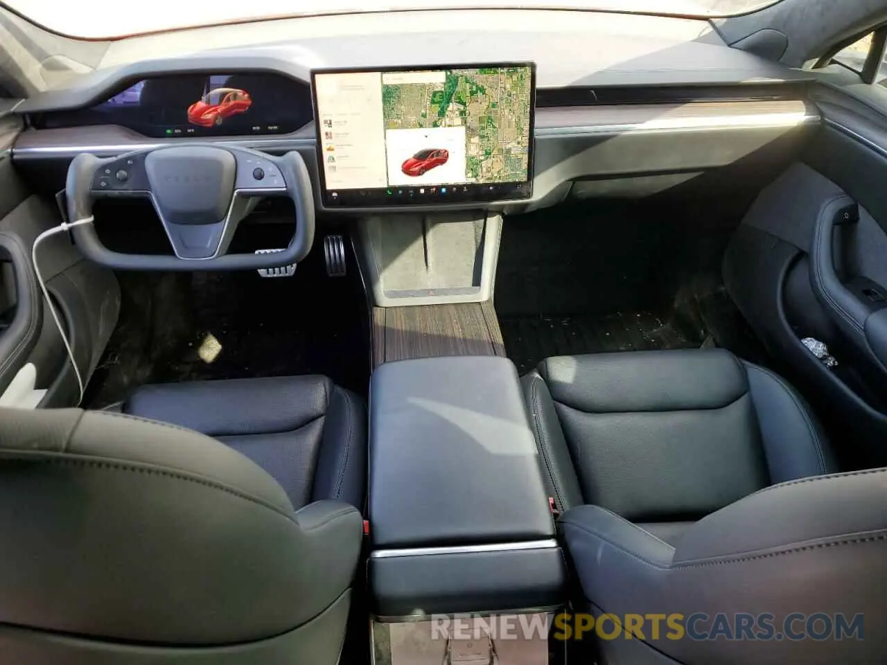 8 Photograph of a damaged car 5YJSA1E66MF435931 TESLA MODEL S 2021