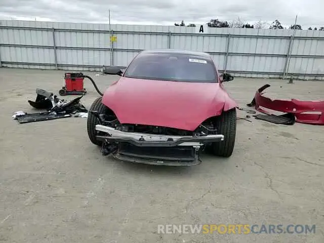 11 Photograph of a damaged car 5YJSA1E66MF436089 TESLA MODEL S 2021