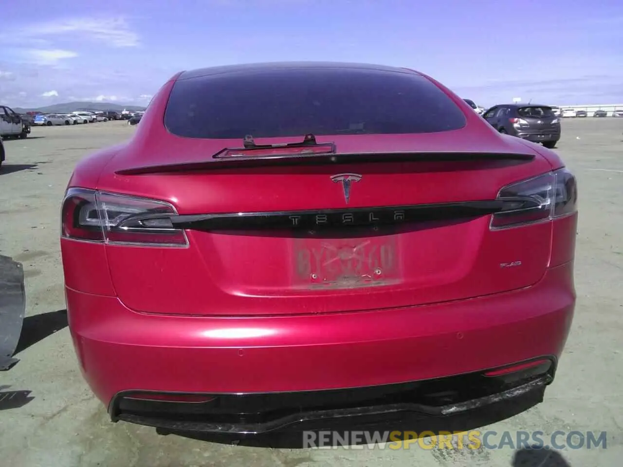 6 Photograph of a damaged car 5YJSA1E66MF436089 TESLA MODEL S 2021