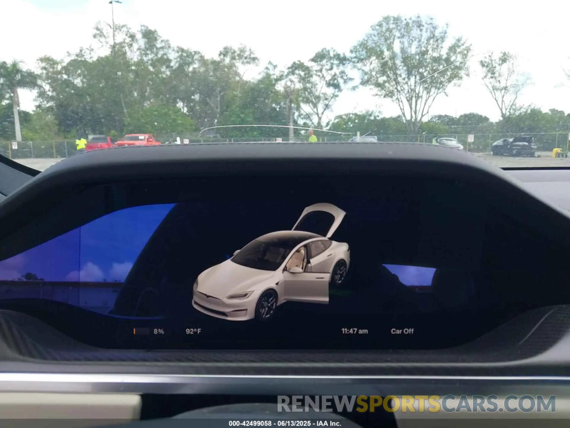 7 Photograph of a damaged car 5YJSA1E67MF436814 TESLA MODEL S 2021