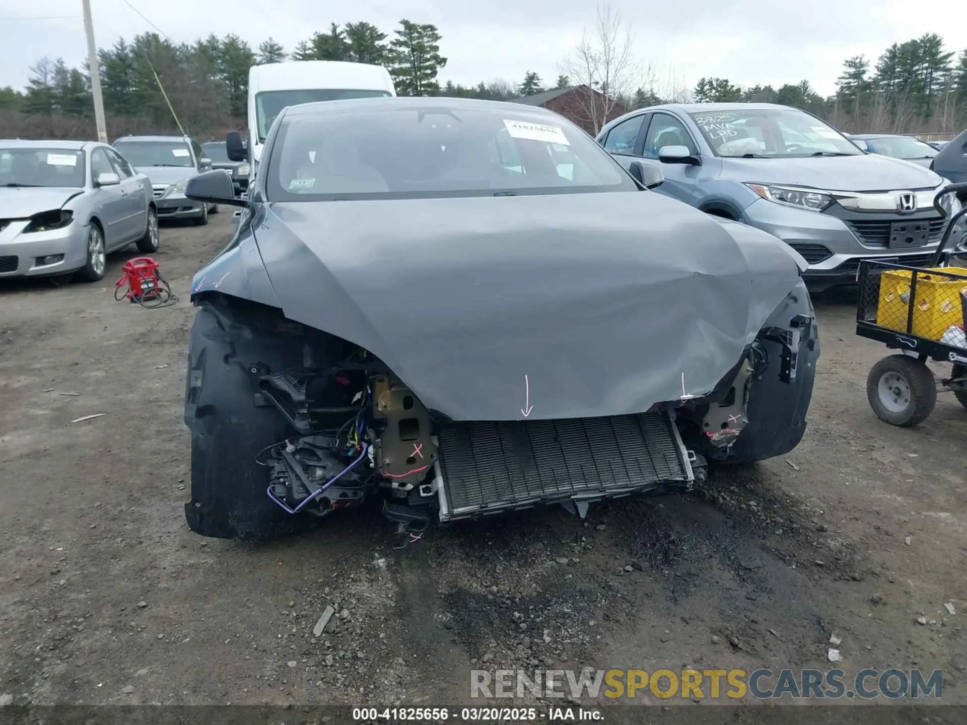 6 Photograph of a damaged car 5YJSA1E69MF439147 TESLA MODEL S 2021