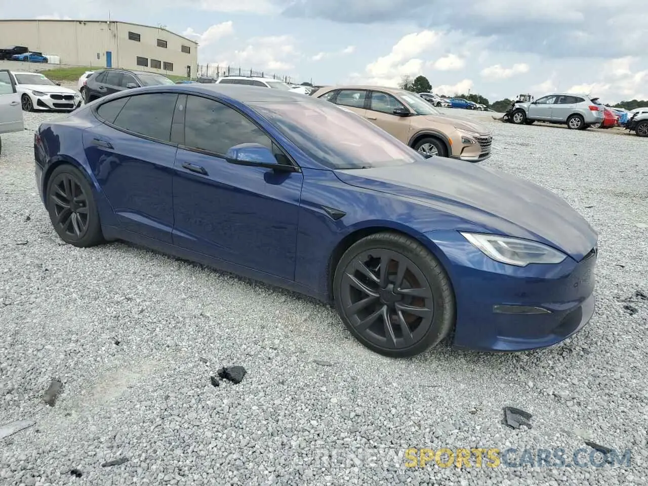 4 Photograph of a damaged car 5YJSA1E69MF451699 TESLA MODEL S 2021