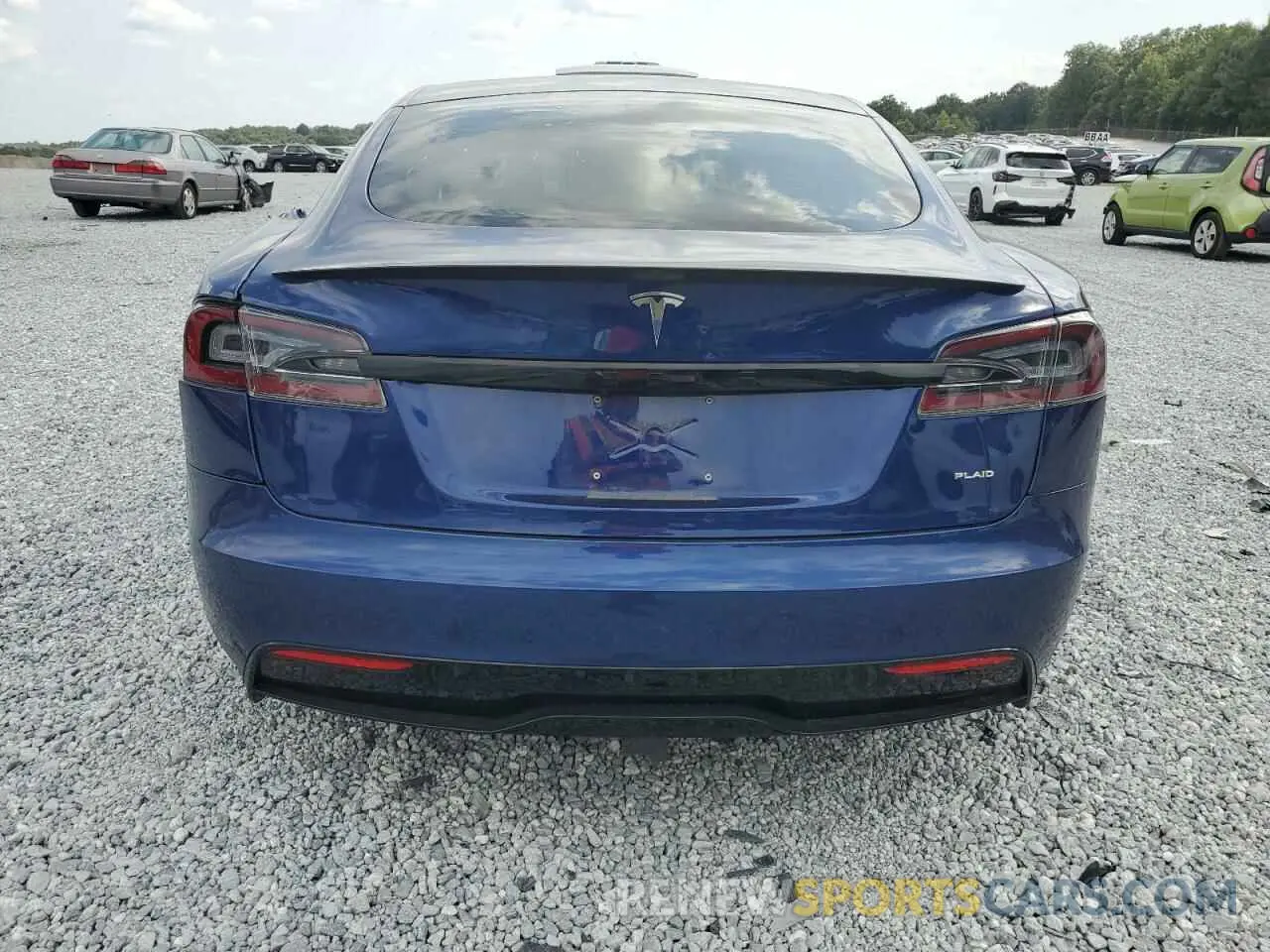 6 Photograph of a damaged car 5YJSA1E69MF451699 TESLA MODEL S 2021