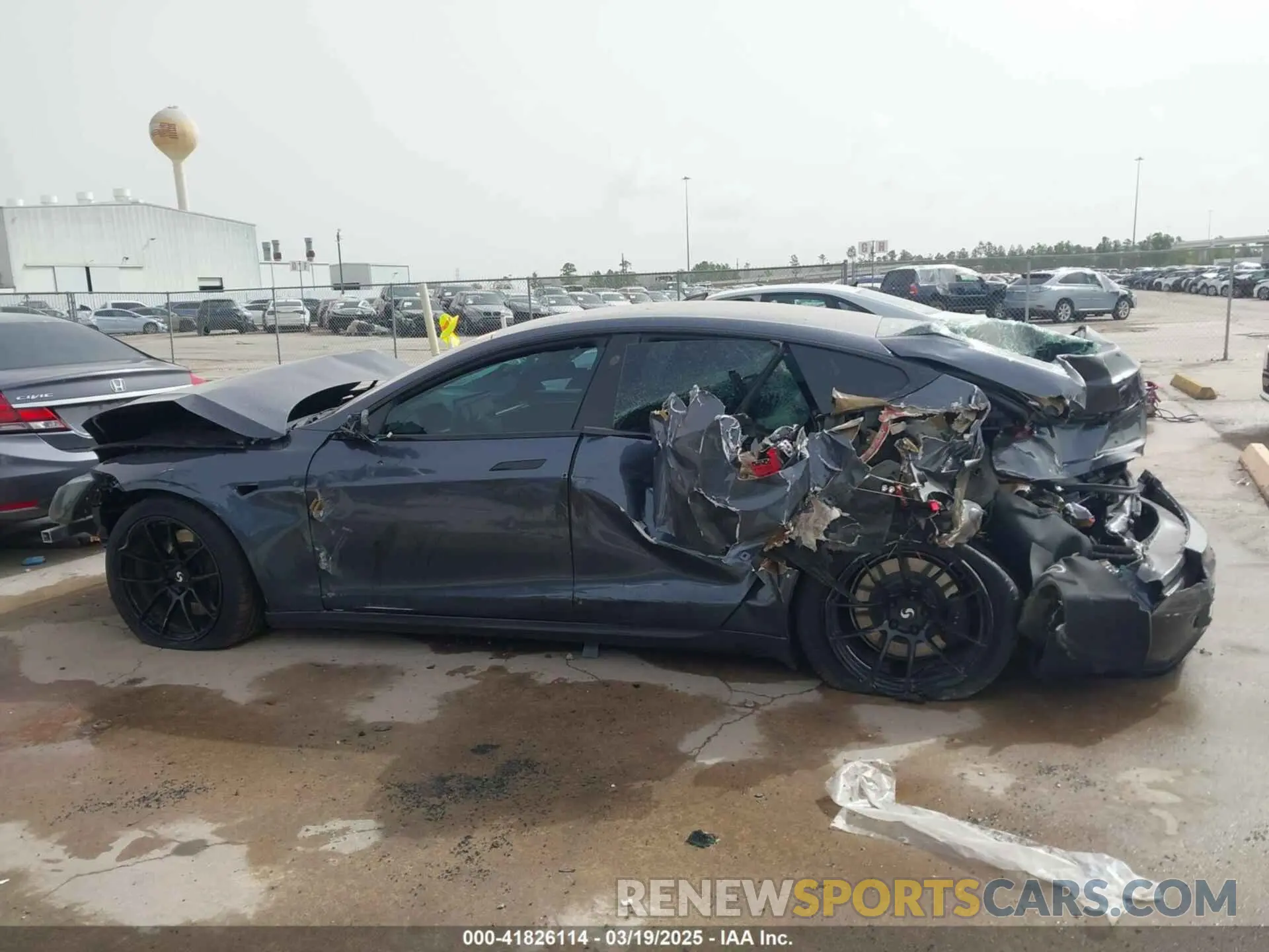 14 Photograph of a damaged car 5YJSA1E6XMF429436 TESLA MODEL S 2021