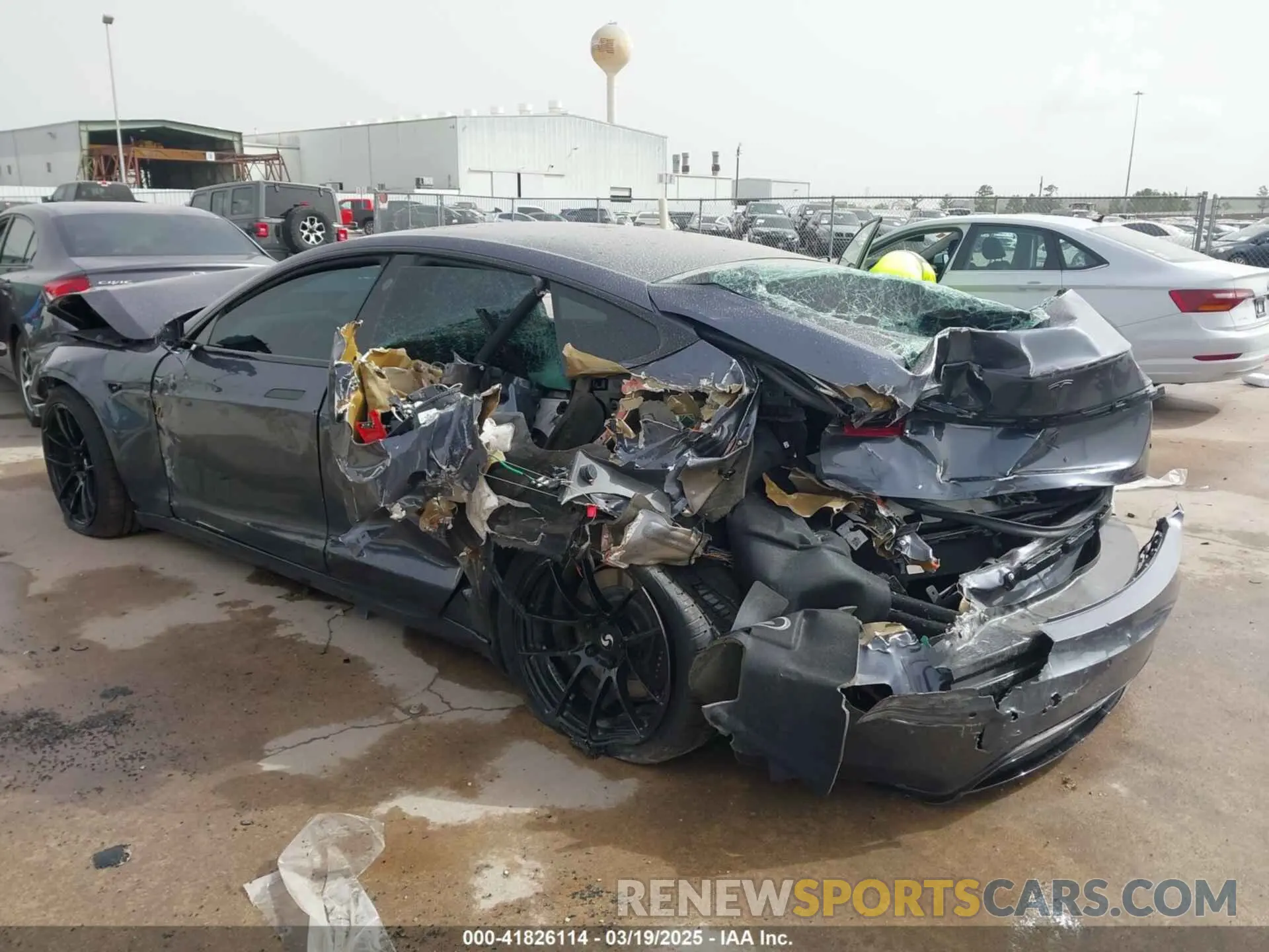 3 Photograph of a damaged car 5YJSA1E6XMF429436 TESLA MODEL S 2021
