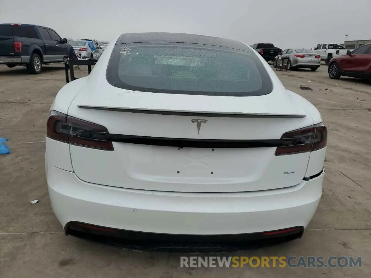 6 Photograph of a damaged car 5YJSA1E6XMF455258 TESLA MODEL S 2021