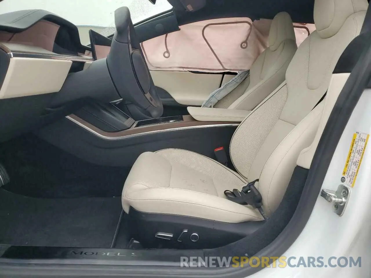 7 Photograph of a damaged car 5YJSA1E6XMF455258 TESLA MODEL S 2021