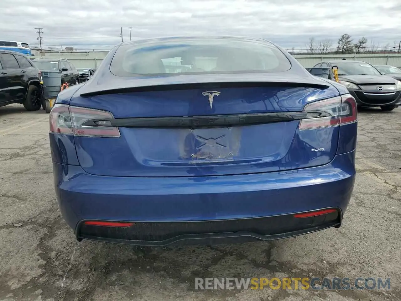 6 Photograph of a damaged car 5YJSA1E6XMF455390 TESLA MODEL S 2021