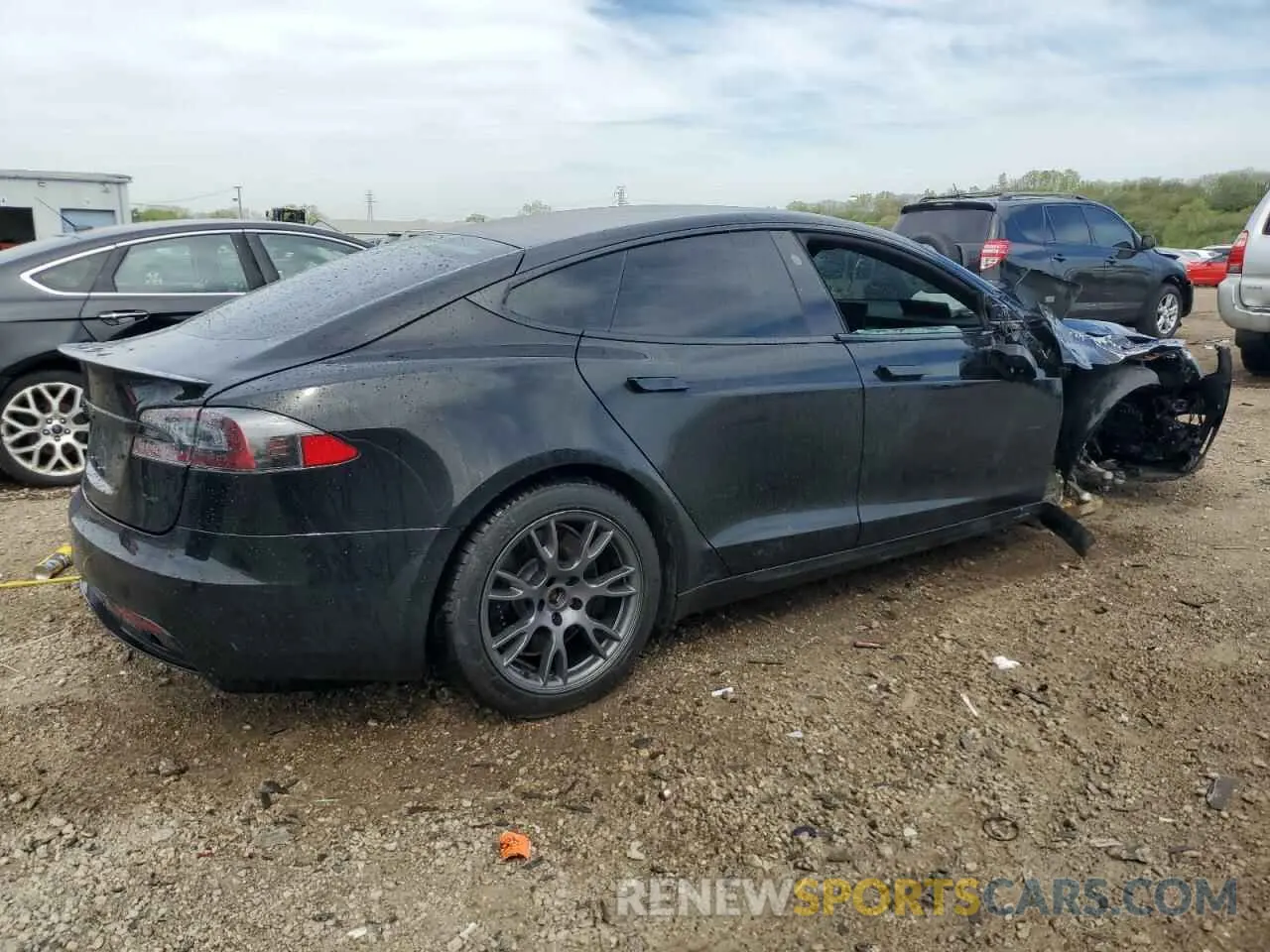 3 Photograph of a damaged car 5YJSA1E6XMF456295 TESLA MODEL S 2021