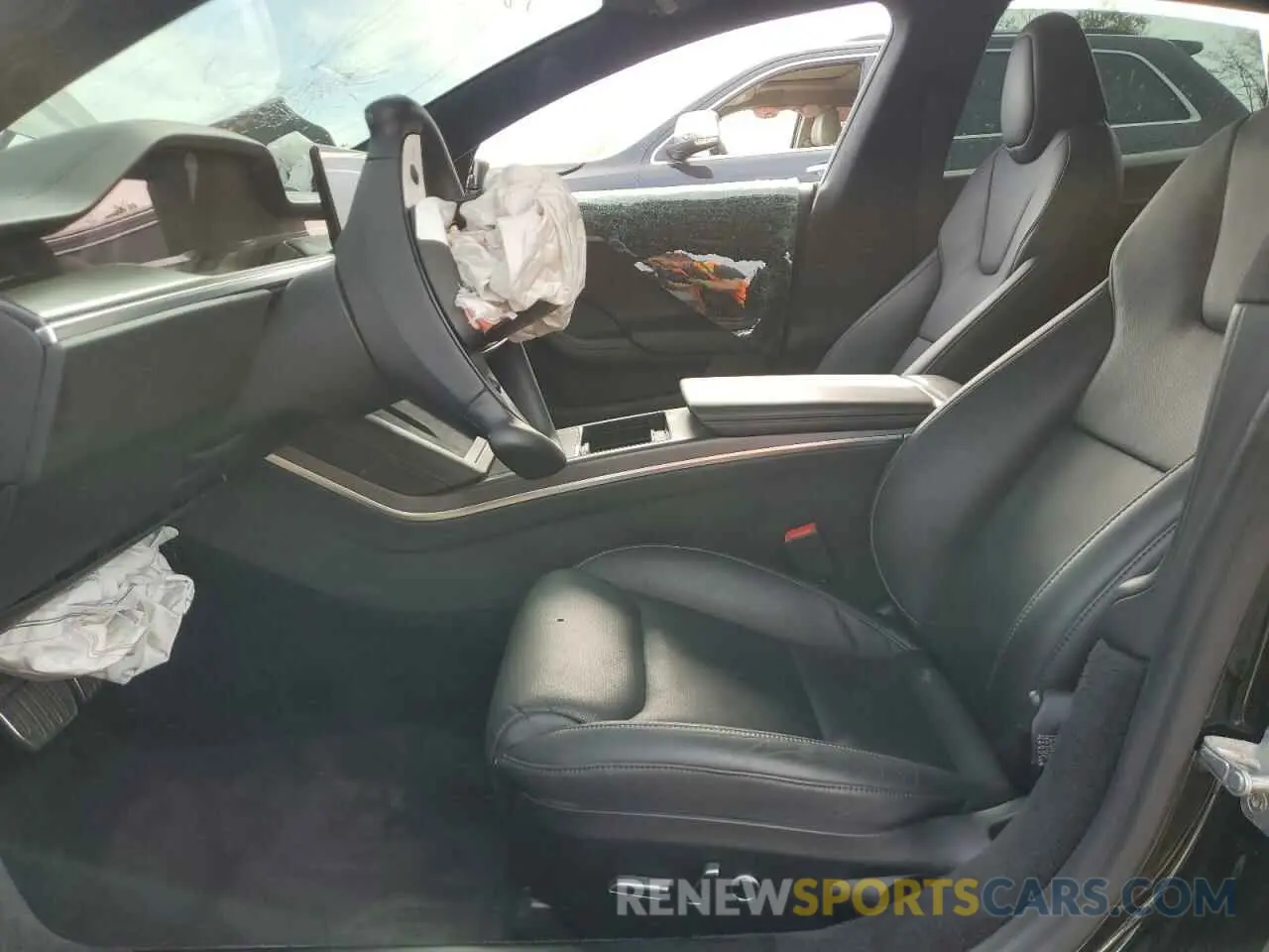 7 Photograph of a damaged car 5YJSA1E6XMF456295 TESLA MODEL S 2021