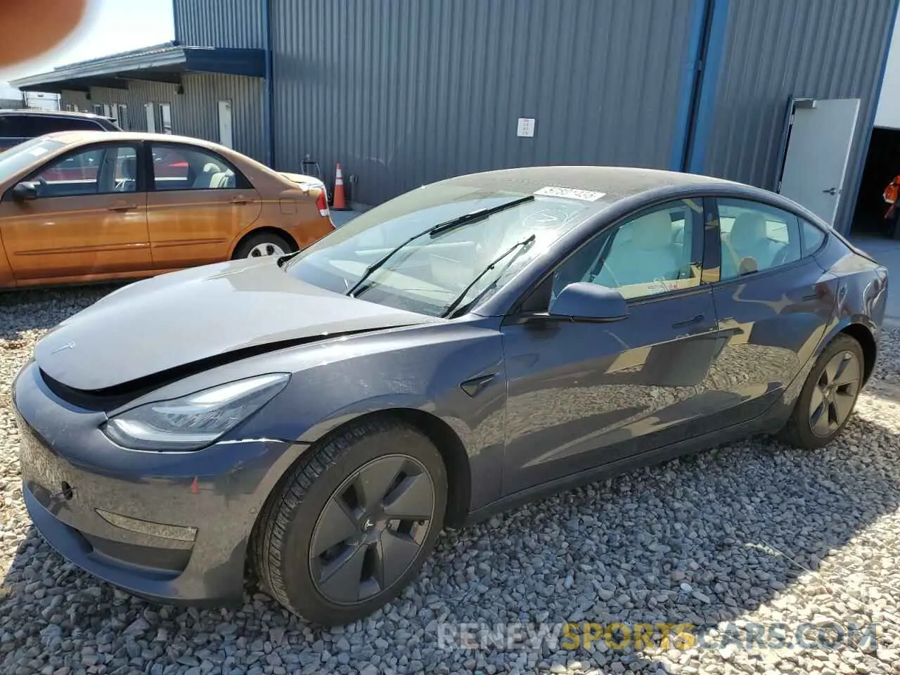 1 Photograph of a damaged car 5YJ3E1EB7NF260337 TESLA MODEL S 2022