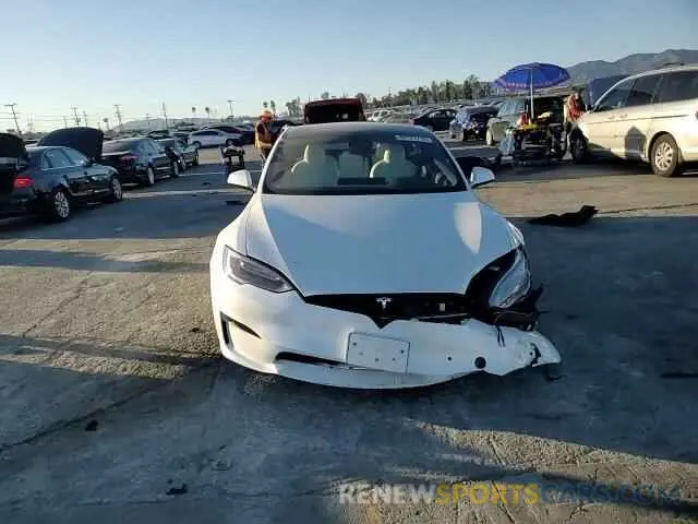 10 Photograph of a damaged car 5YJSA1E50NF467489 TESLA MODEL S 2022