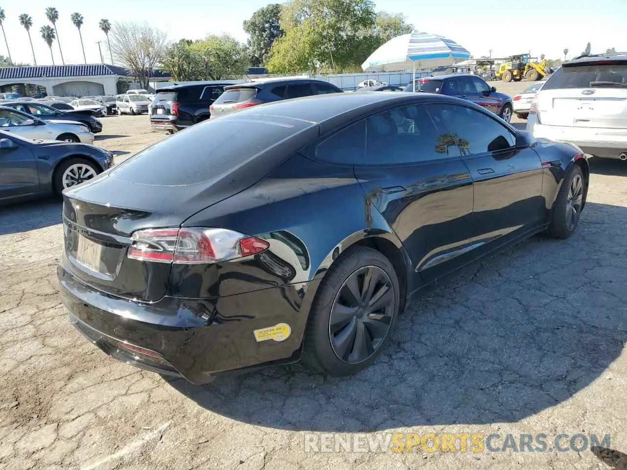 3 Photograph of a damaged car 5YJSA1E50NF470067 TESLA MODEL S 2022