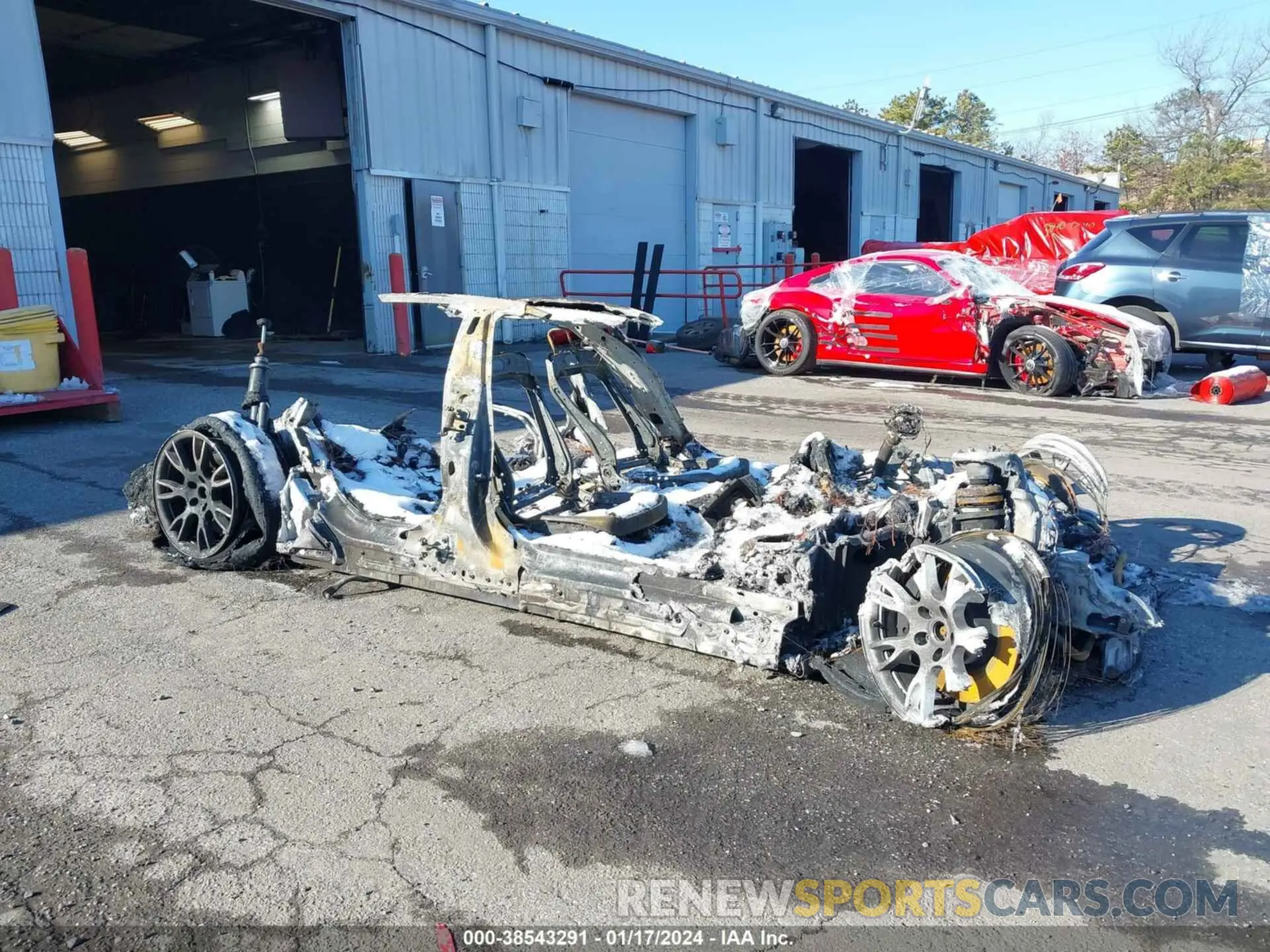 1 Photograph of a damaged car 5YJSA1E50NF470988 TESLA MODEL S 2022