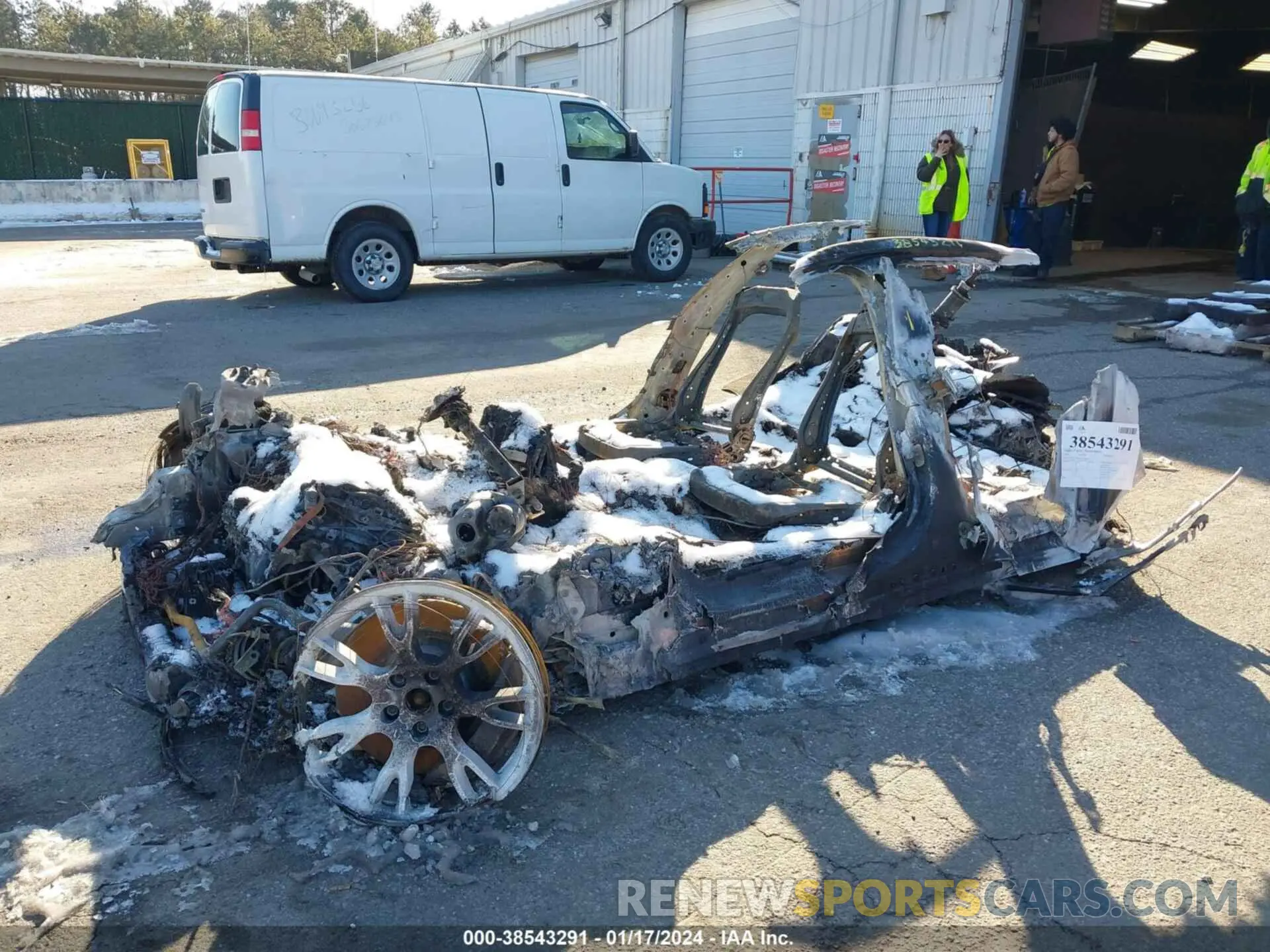 2 Photograph of a damaged car 5YJSA1E50NF470988 TESLA MODEL S 2022