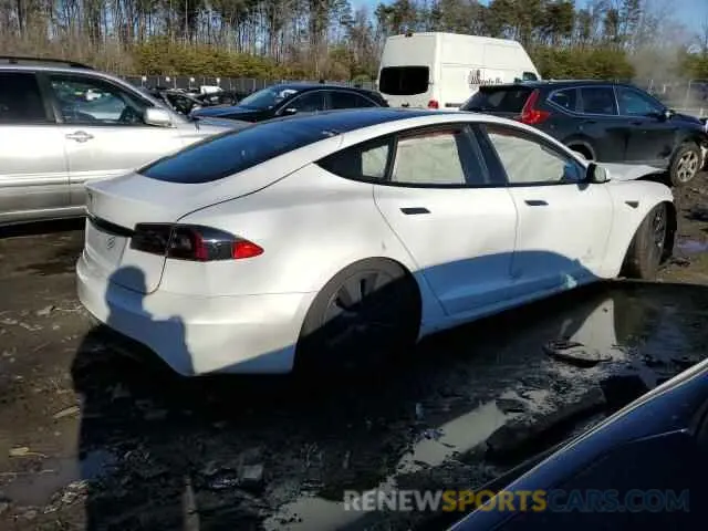 3 Photograph of a damaged car 5YJSA1E50NF471509 TESLA MODEL S 2022