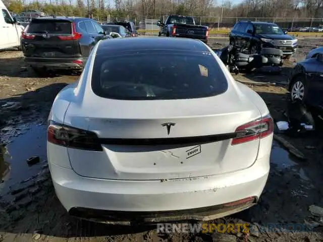 6 Photograph of a damaged car 5YJSA1E50NF471509 TESLA MODEL S 2022