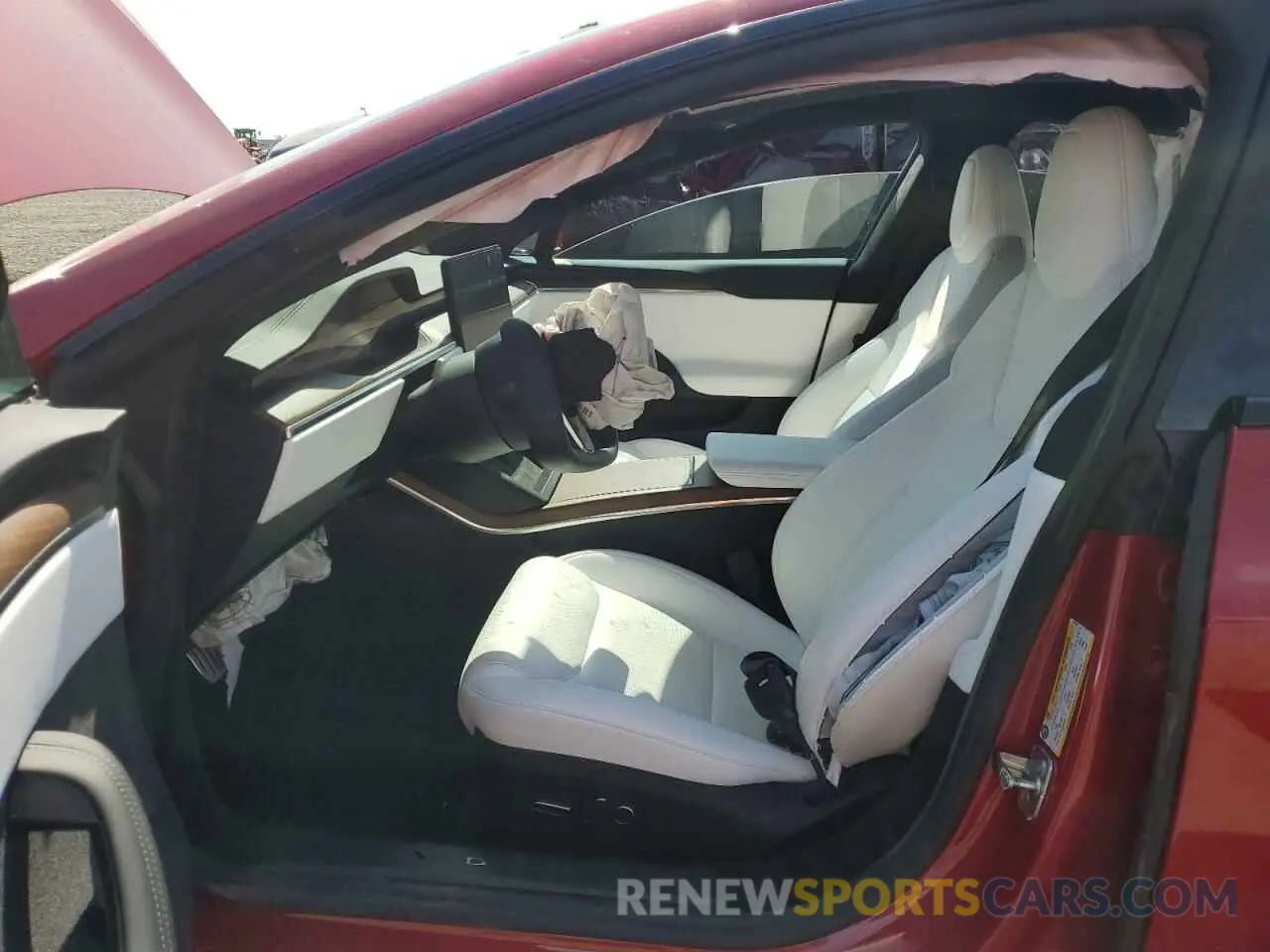 7 Photograph of a damaged car 5YJSA1E50NF475429 TESLA MODEL S 2022