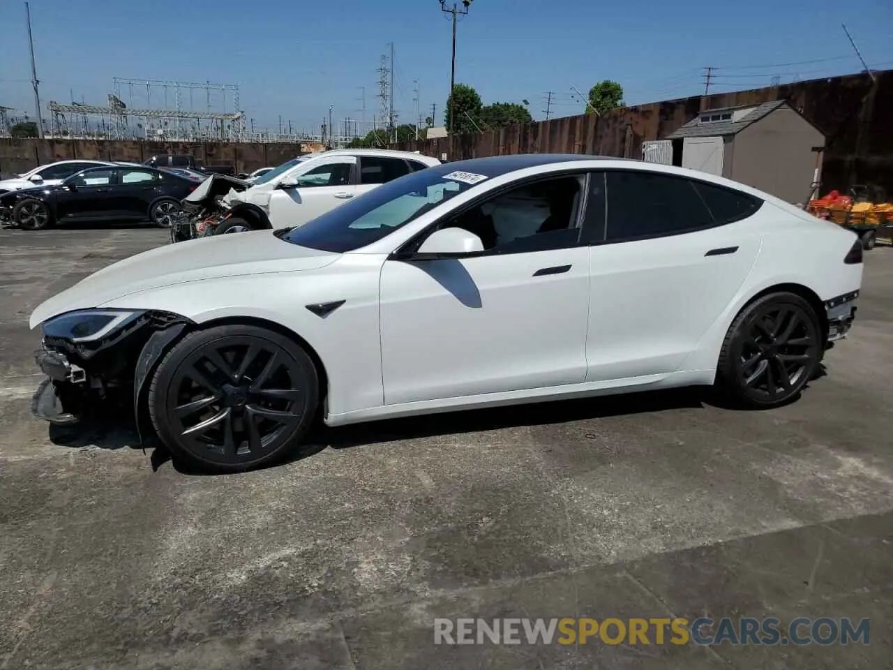 1 Photograph of a damaged car 5YJSA1E50NF491677 TESLA MODEL S 2022