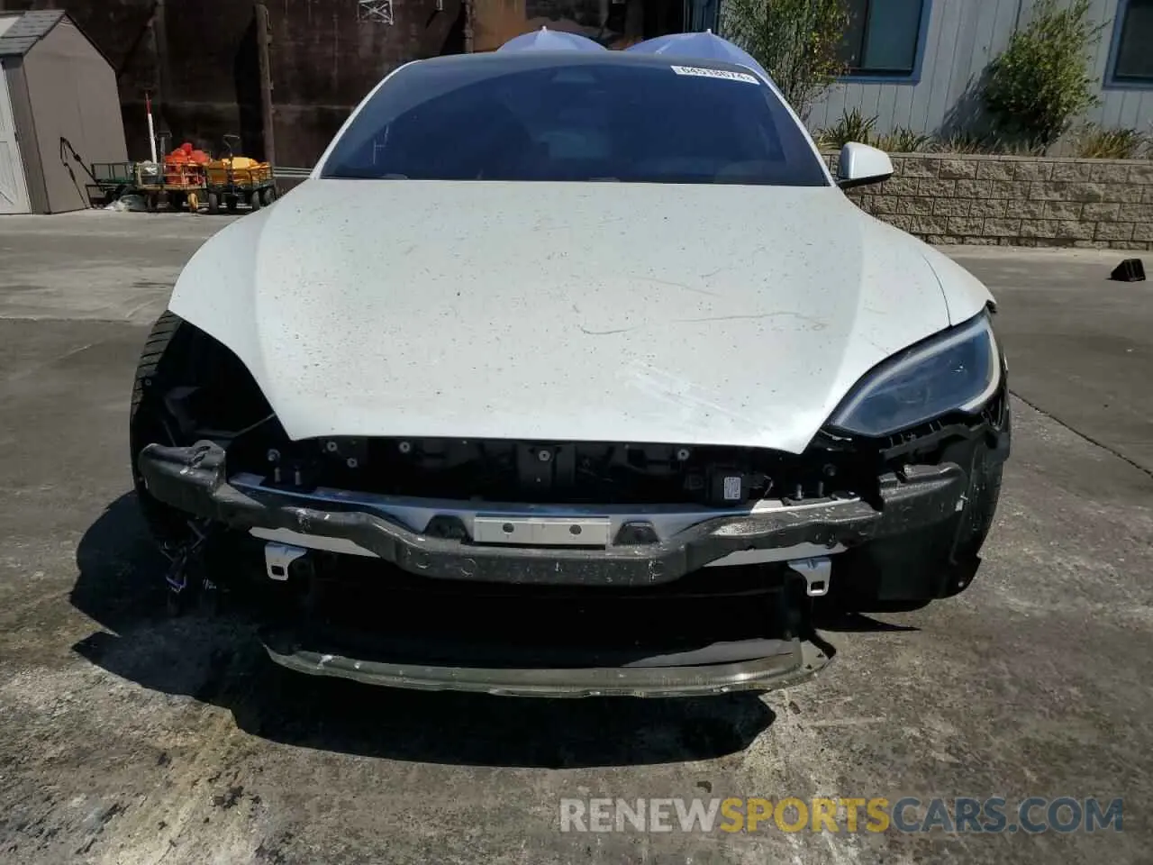 5 Photograph of a damaged car 5YJSA1E50NF491677 TESLA MODEL S 2022
