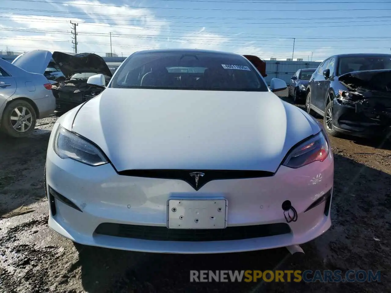5 Photograph of a damaged car 5YJSA1E51NF470627 TESLA MODEL S 2022