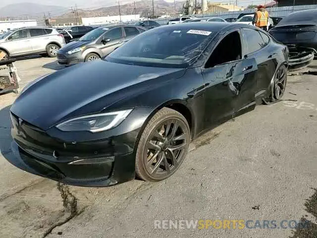 11 Photograph of a damaged car 5YJSA1E51NF482745 TESLA MODEL S 2022