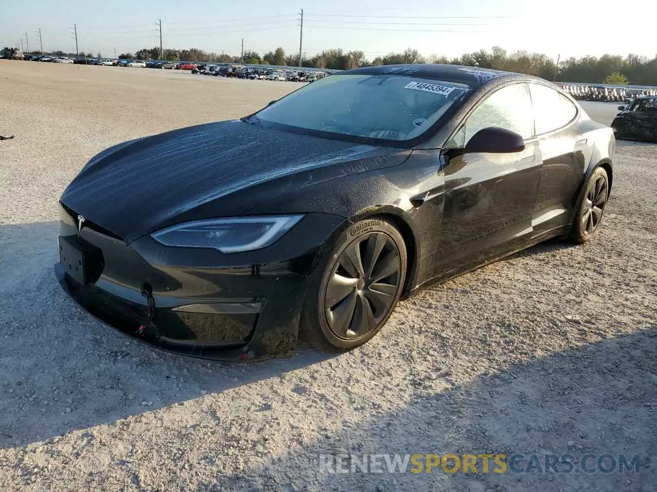 1 Photograph of a damaged car 5YJSA1E51NF487833 TESLA MODEL S 2022