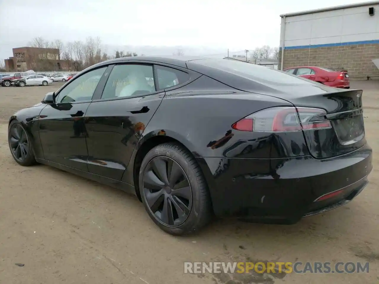 3 Photograph of a damaged car 5YJSA1E52NF471091 TESLA MODEL S 2022