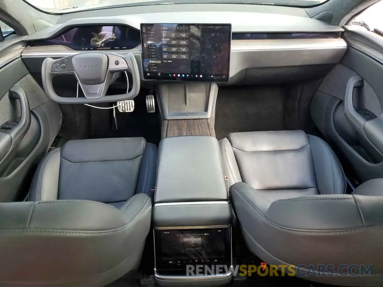 8 Photograph of a damaged car 5YJSA1E52NF493608 TESLA MODEL S 2022