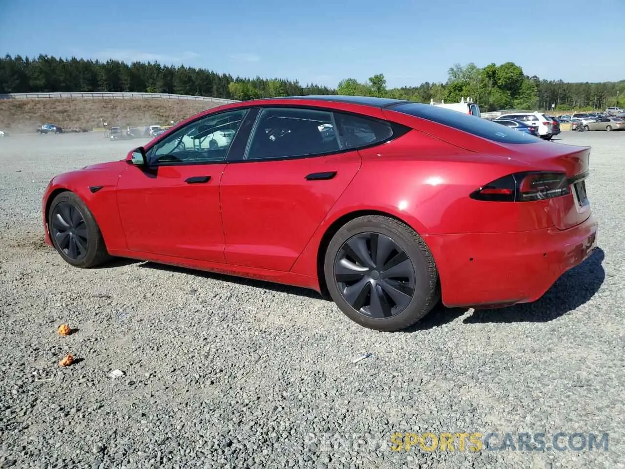 2 Photograph of a damaged car 5YJSA1E52NF493799 TESLA MODEL S 2022
