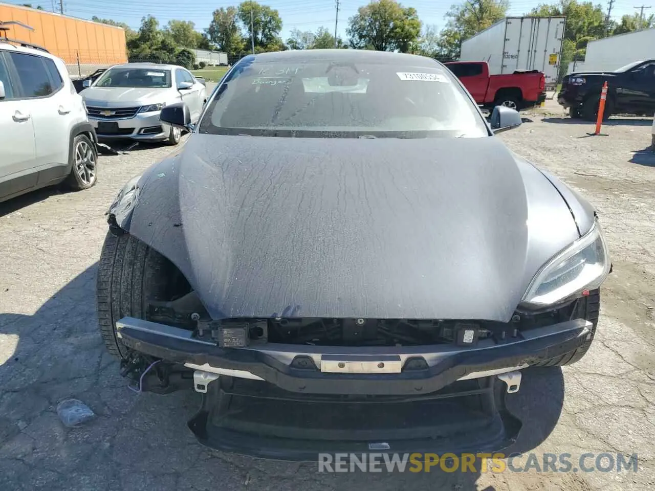 5 Photograph of a damaged car 5YJSA1E53NF471133 TESLA MODEL S 2022