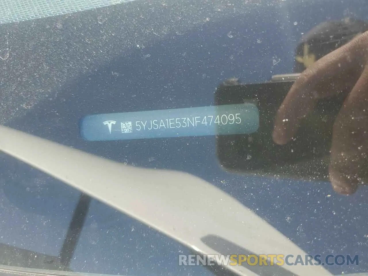 12 Photograph of a damaged car 5YJSA1E53NF474095 TESLA MODEL S 2022