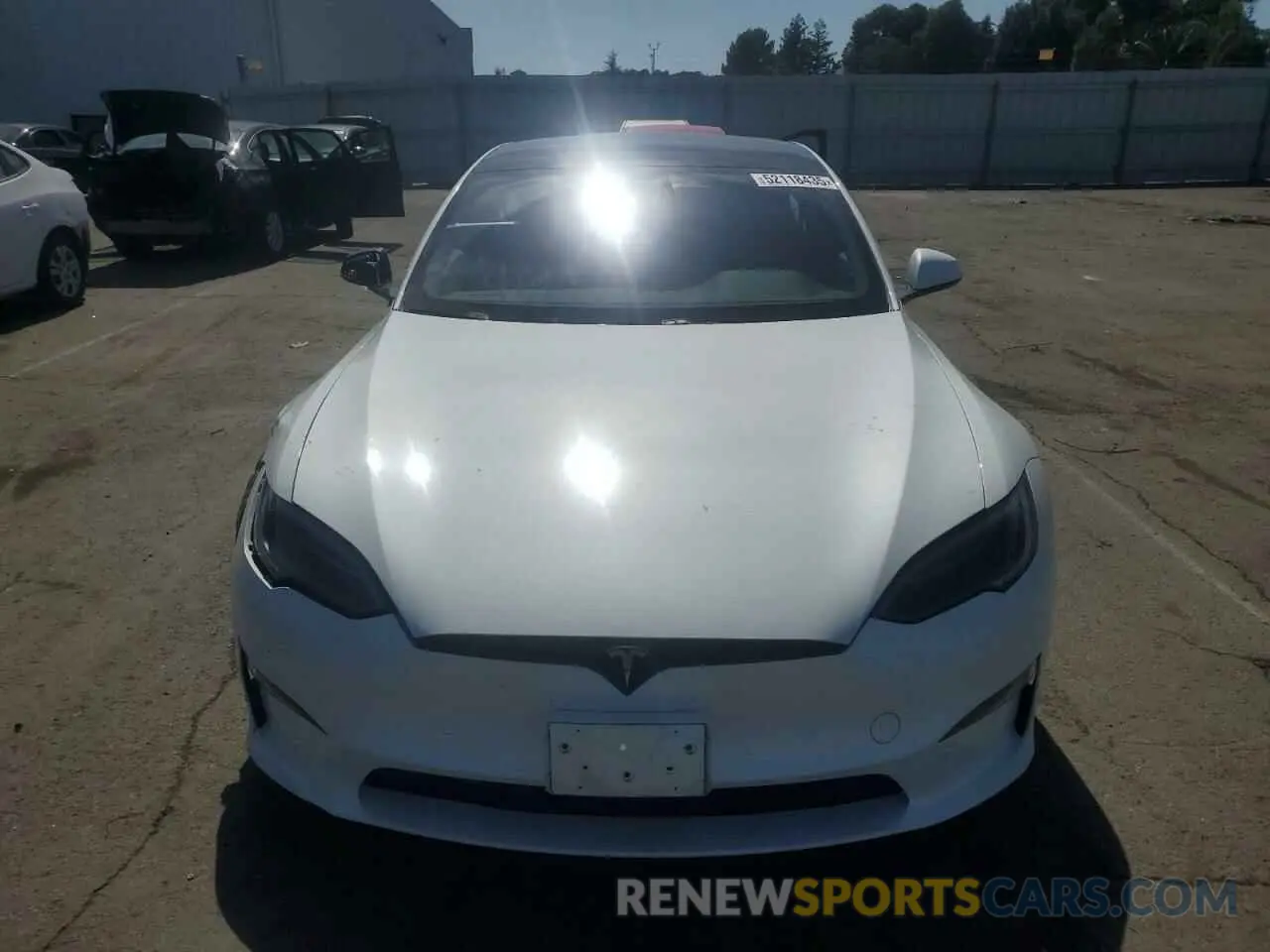 5 Photograph of a damaged car 5YJSA1E53NF474095 TESLA MODEL S 2022