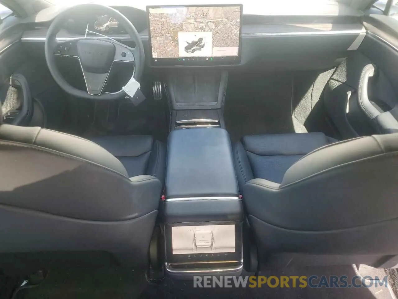 8 Photograph of a damaged car 5YJSA1E53NF474095 TESLA MODEL S 2022