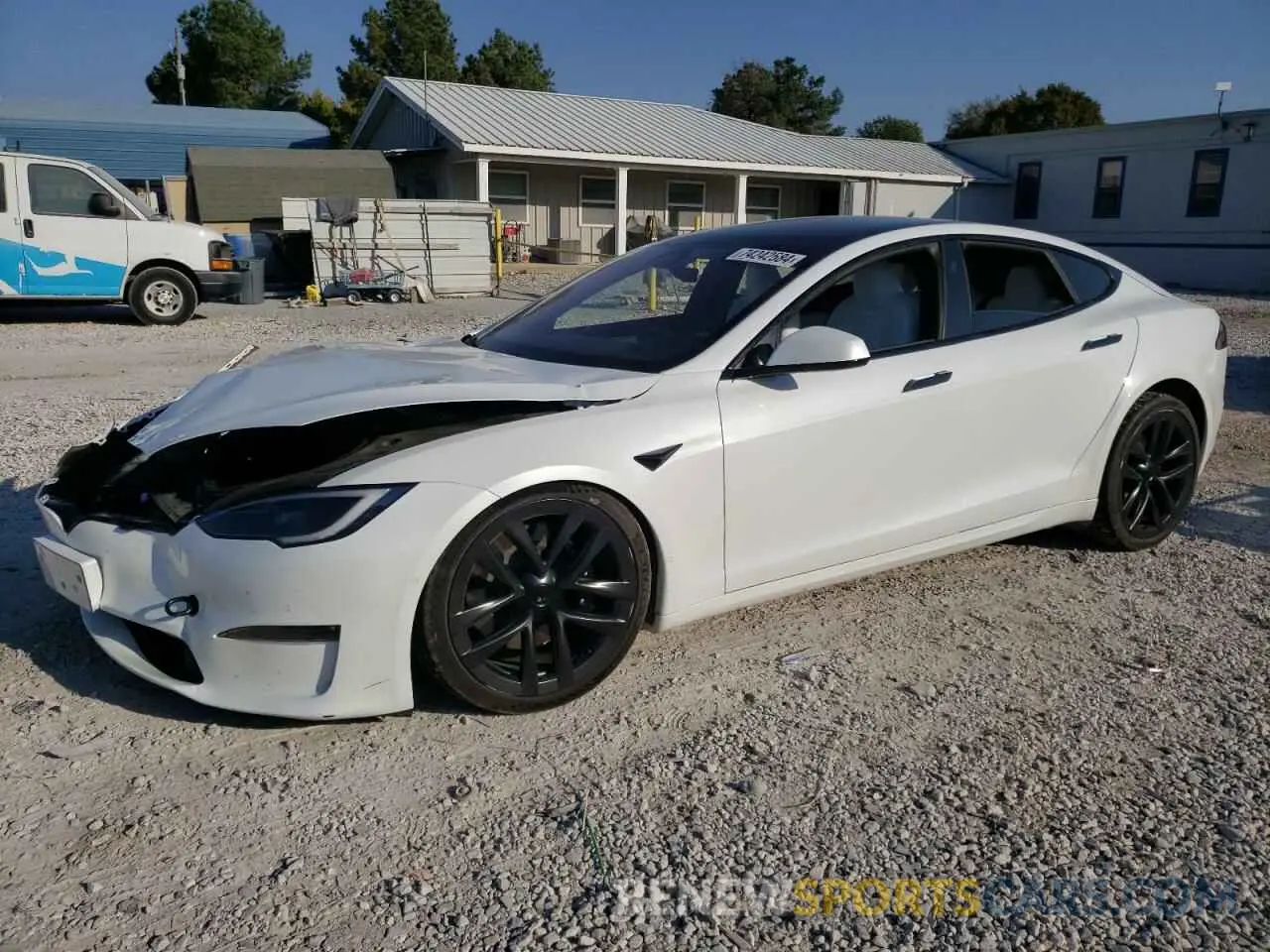 1 Photograph of a damaged car 5YJSA1E53NF478681 TESLA MODEL S 2022