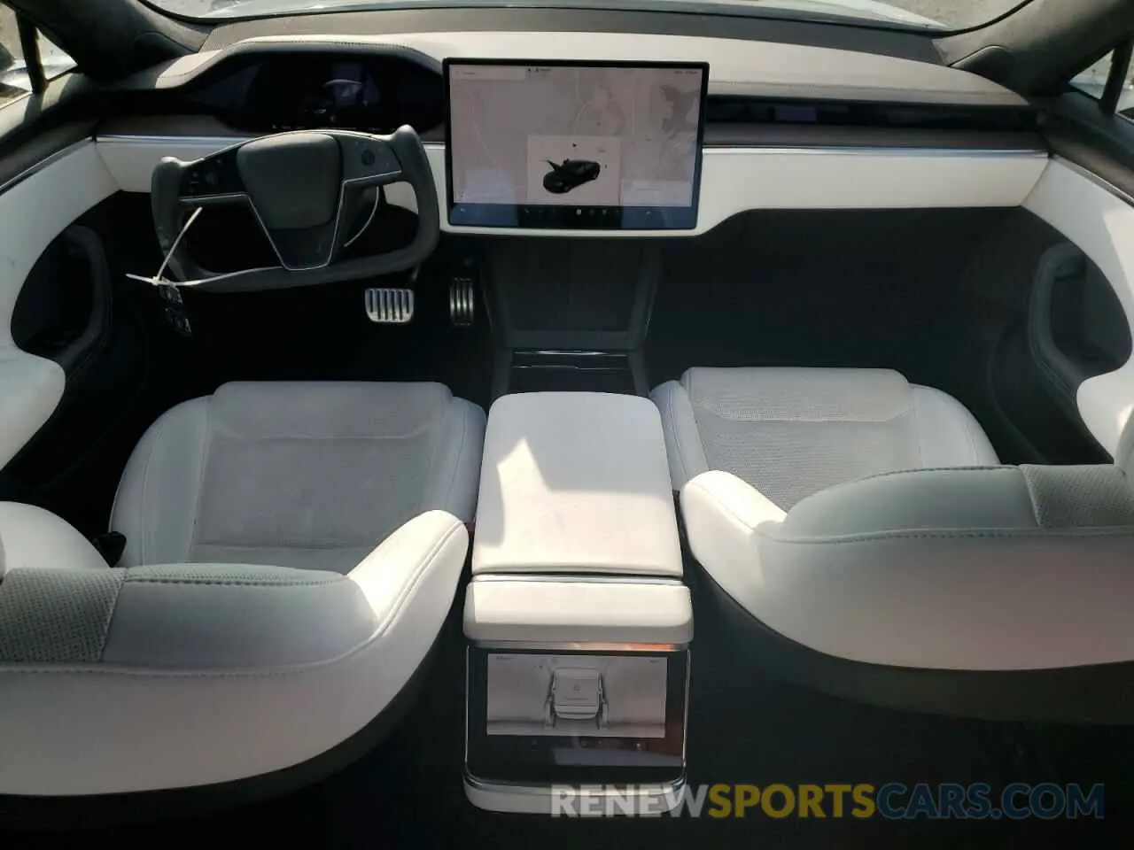 8 Photograph of a damaged car 5YJSA1E53NF478857 TESLA MODEL S 2022