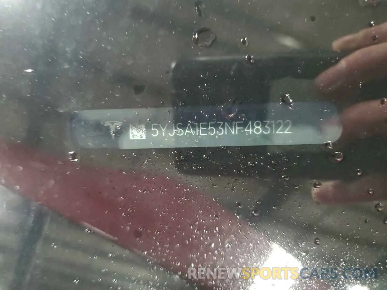 13 Photograph of a damaged car 5YJSA1E53NF483122 TESLA MODEL S 2022