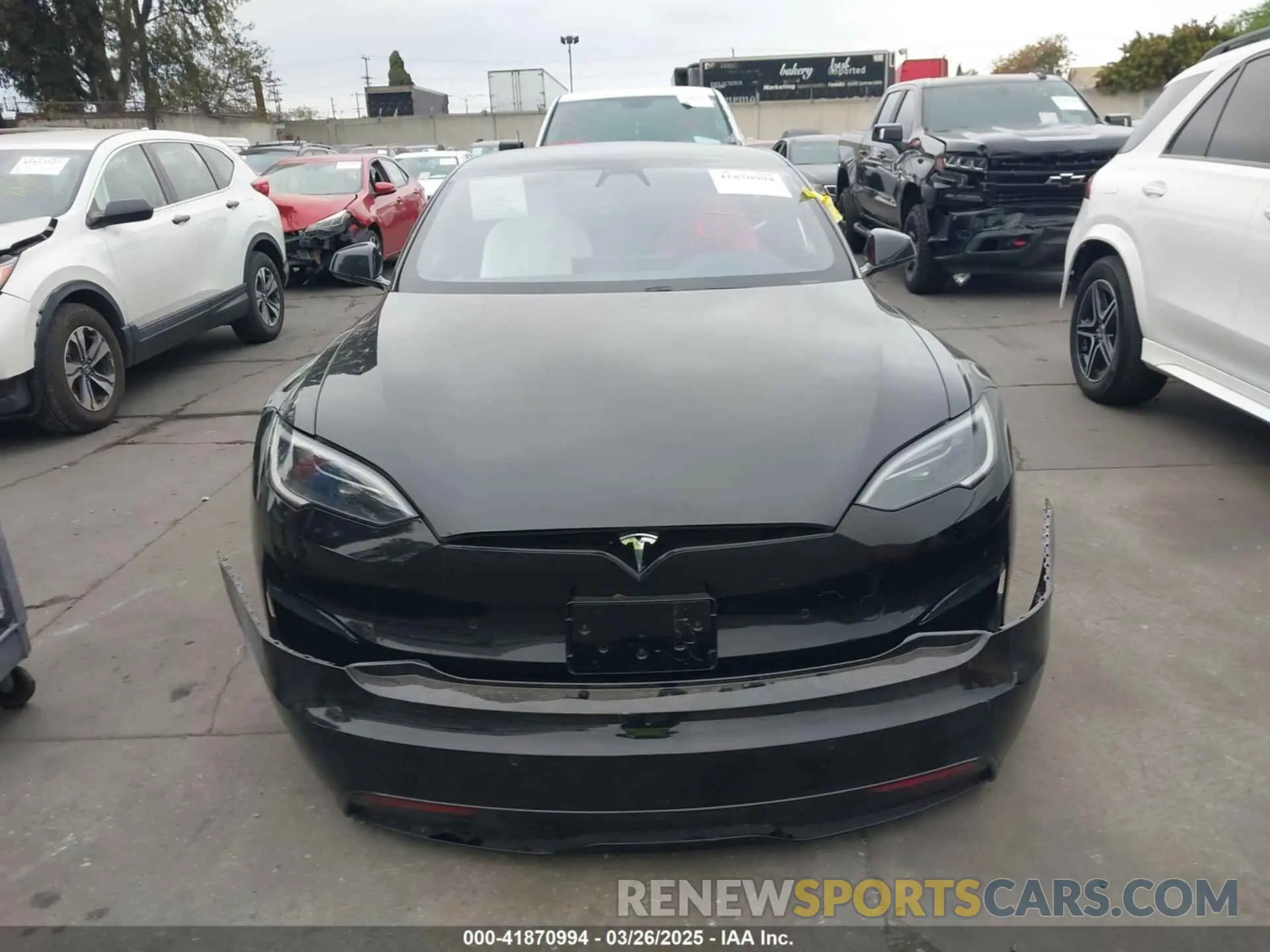 13 Photograph of a damaged car 5YJSA1E55NF474342 TESLA MODEL S 2022