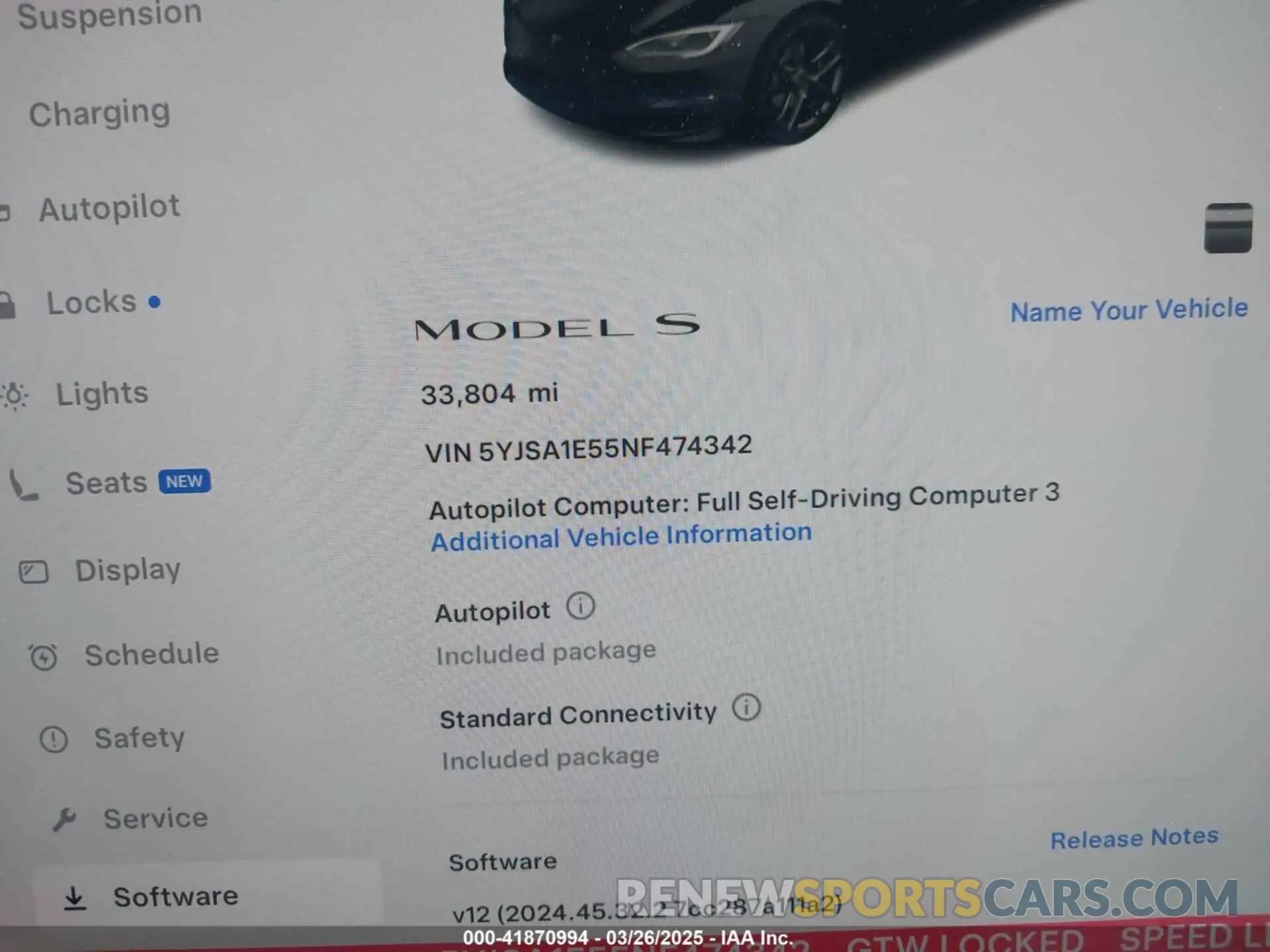 16 Photograph of a damaged car 5YJSA1E55NF474342 TESLA MODEL S 2022