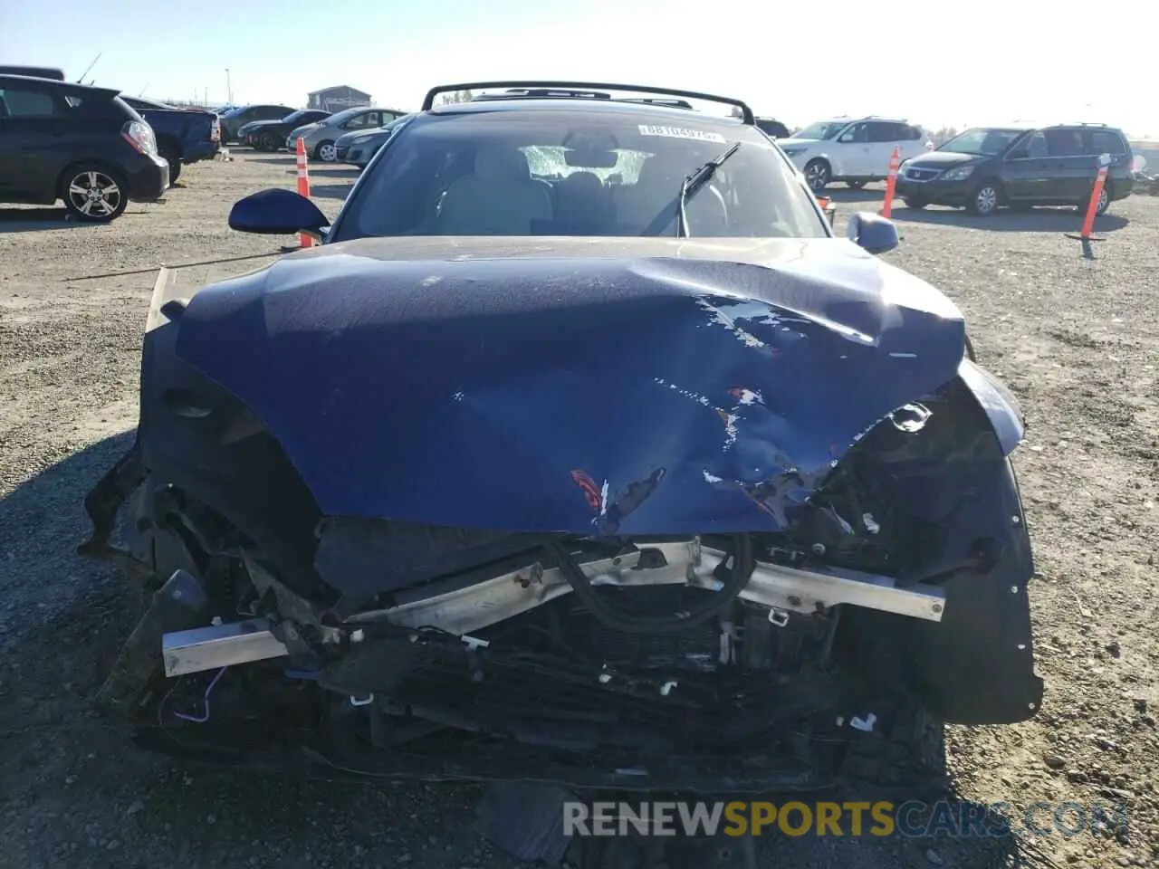 5 Photograph of a damaged car 5YJSA1E55NF475989 TESLA MODEL S 2022