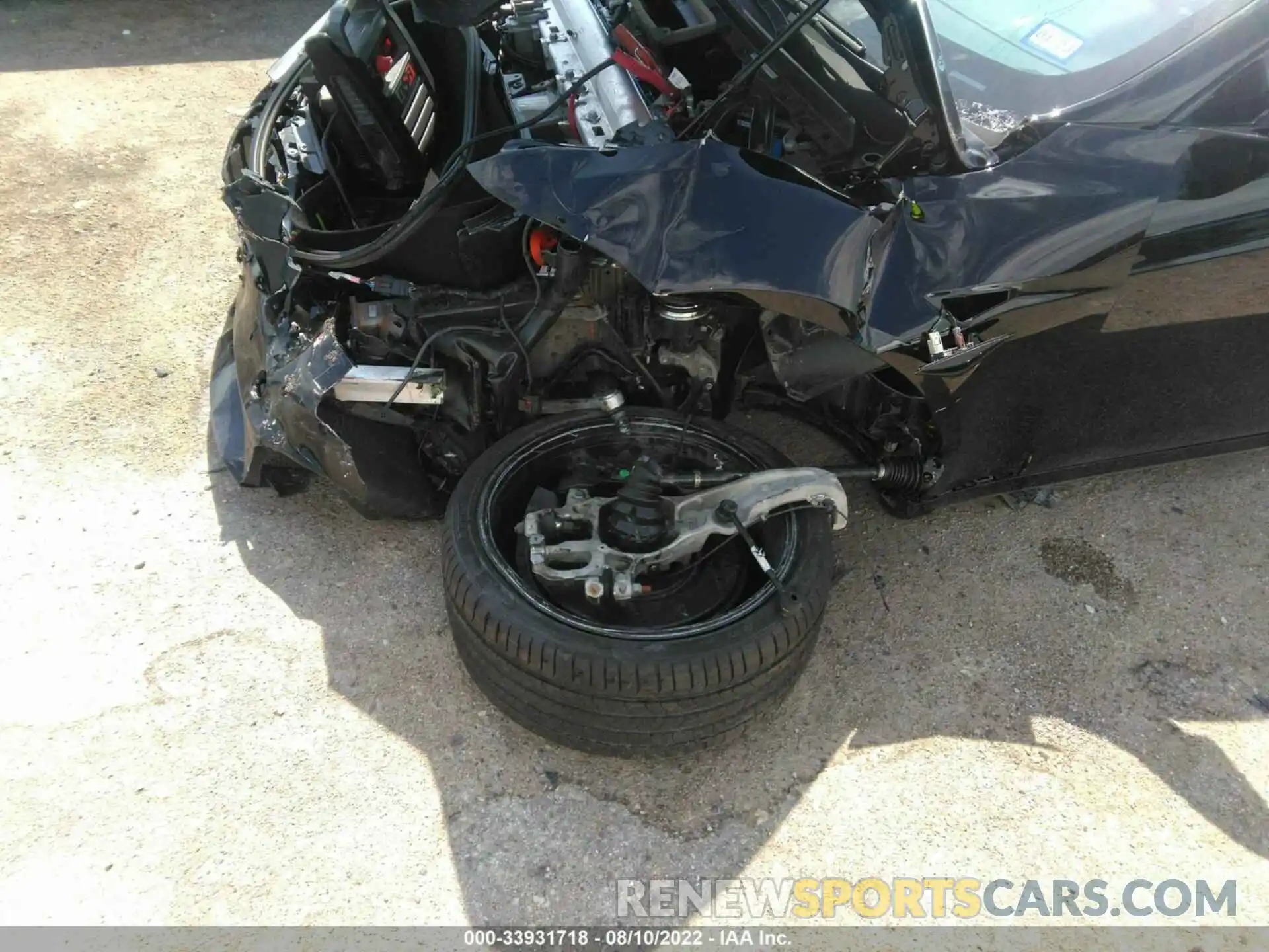 10 Photograph of a damaged car 5YJSA1E56NF461356 TESLA MODEL S 2022