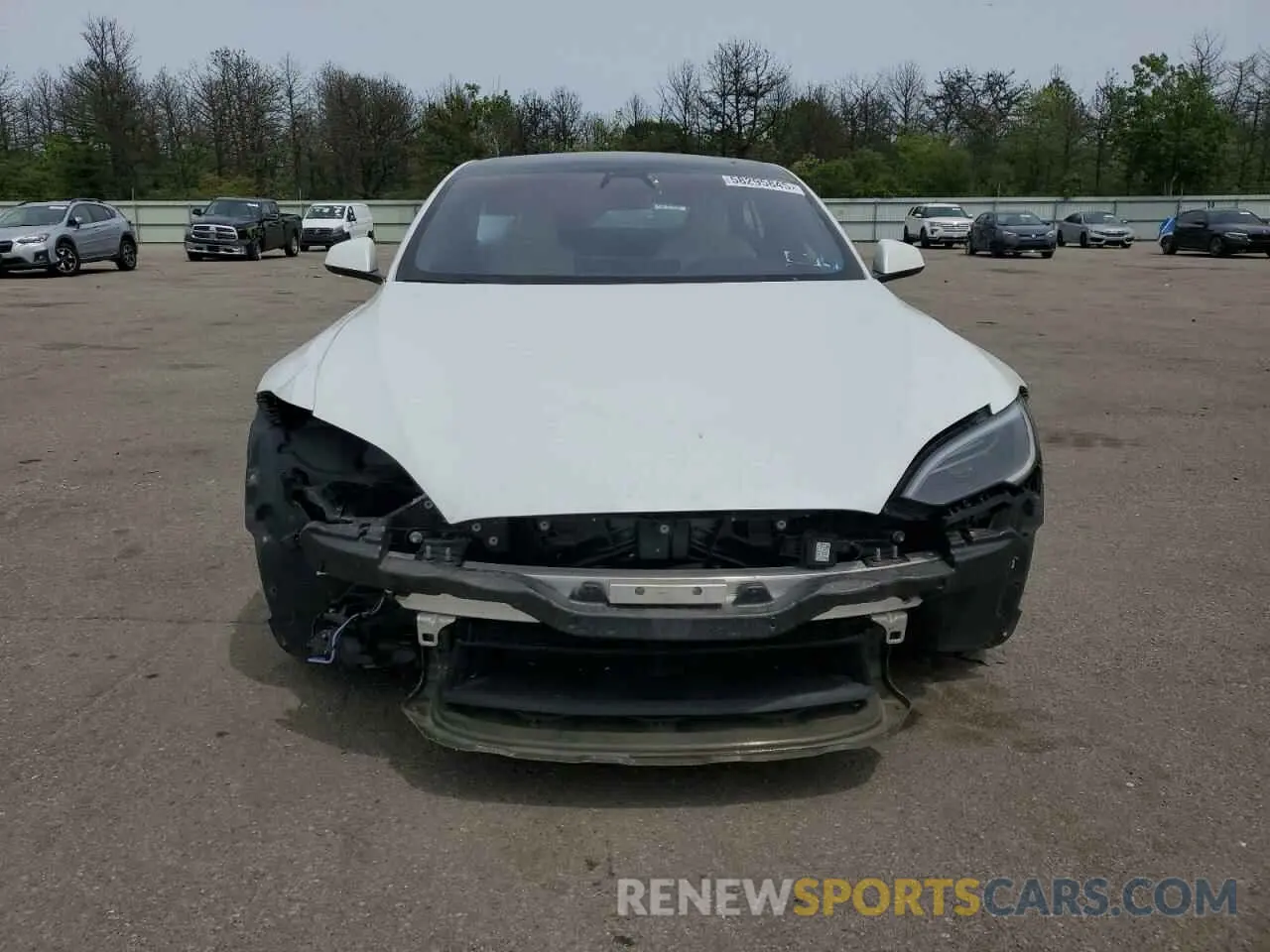 5 Photograph of a damaged car 5YJSA1E57NF487187 TESLA MODEL S 2022