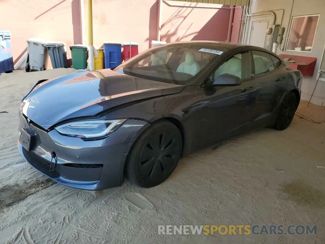 1 Photograph of a damaged car 5YJSA1E58NF461309 TESLA MODEL S 2022