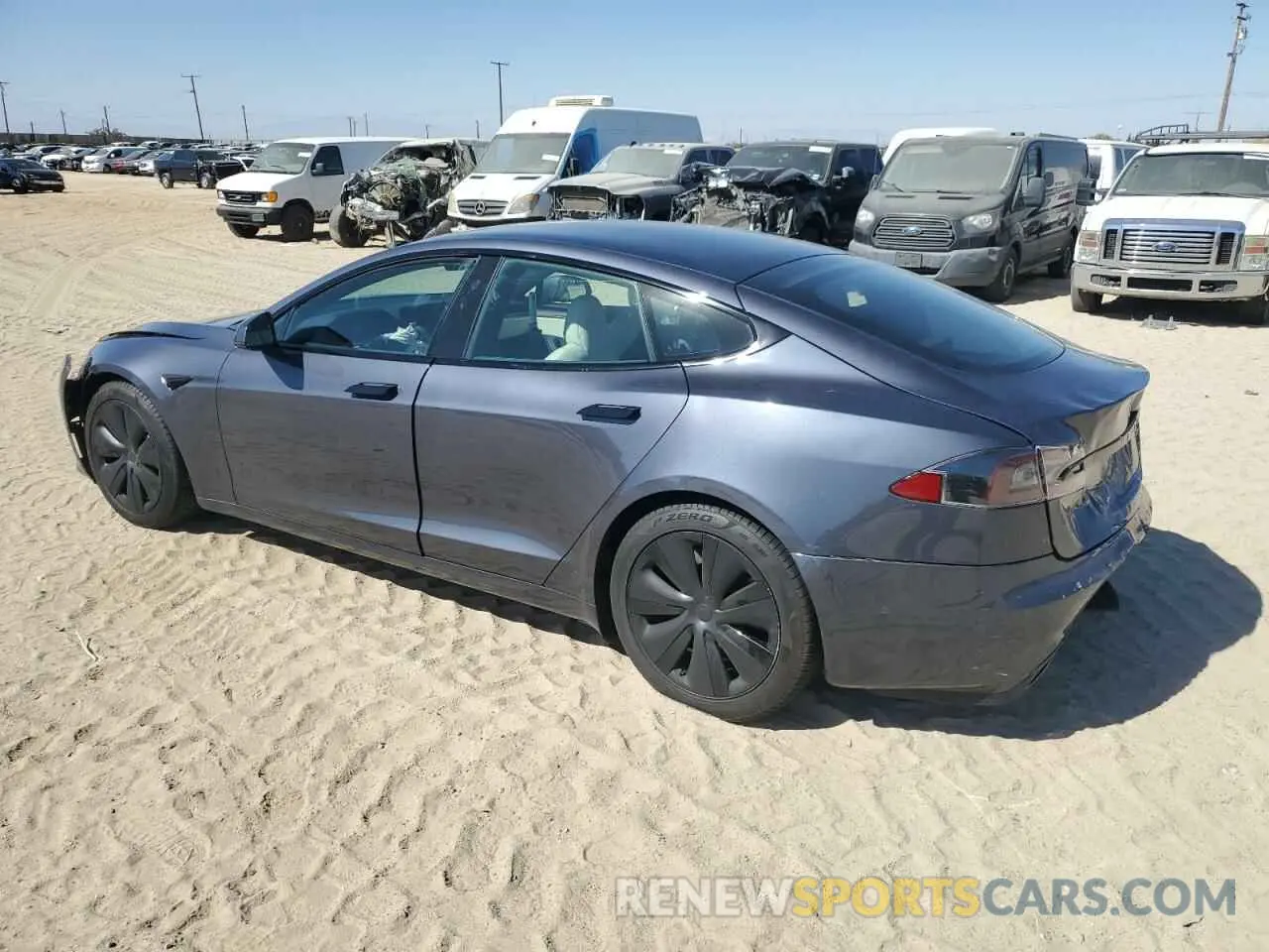 2 Photograph of a damaged car 5YJSA1E58NF461309 TESLA MODEL S 2022