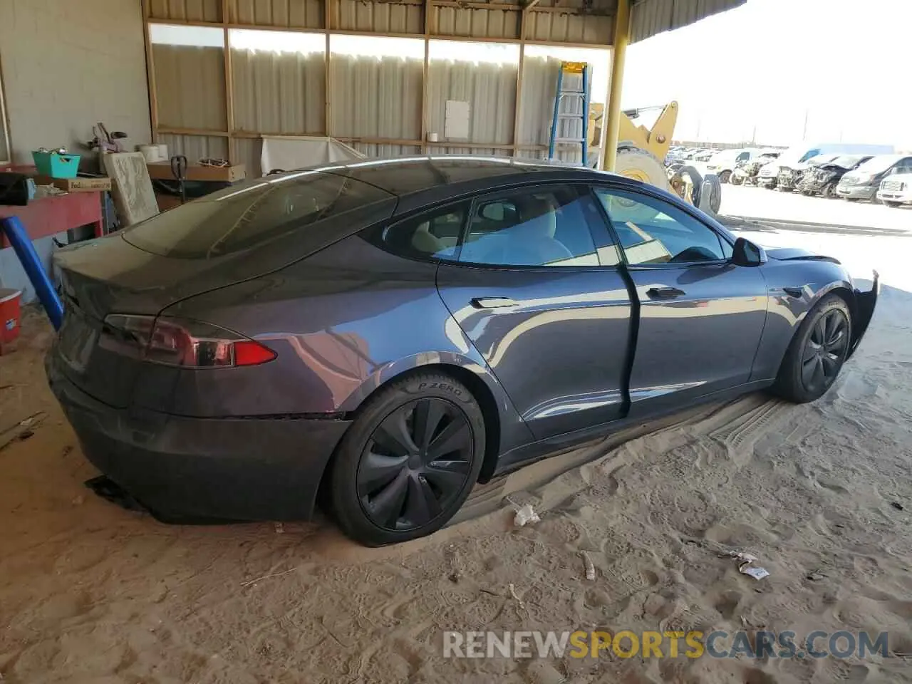 3 Photograph of a damaged car 5YJSA1E58NF461309 TESLA MODEL S 2022