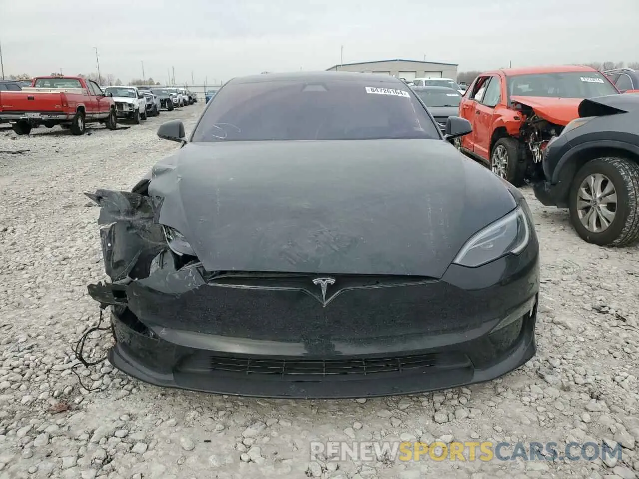 5 Photograph of a damaged car 5YJSA1E58NF479552 TESLA MODEL S 2022